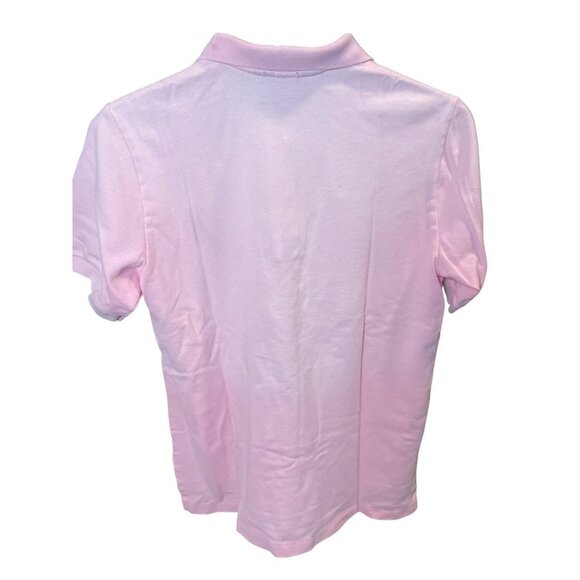 Lands End Pink Collared Short Sleeved Polo Golf Shirt Sz S - Picture 2 of 9